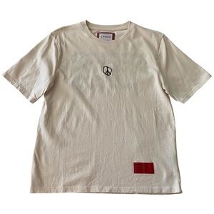 CHNGE Peace T-Shirt Off White Size XS